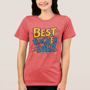 Camiseta Melhor Professor de Todos os Tempos Apreciação ao
