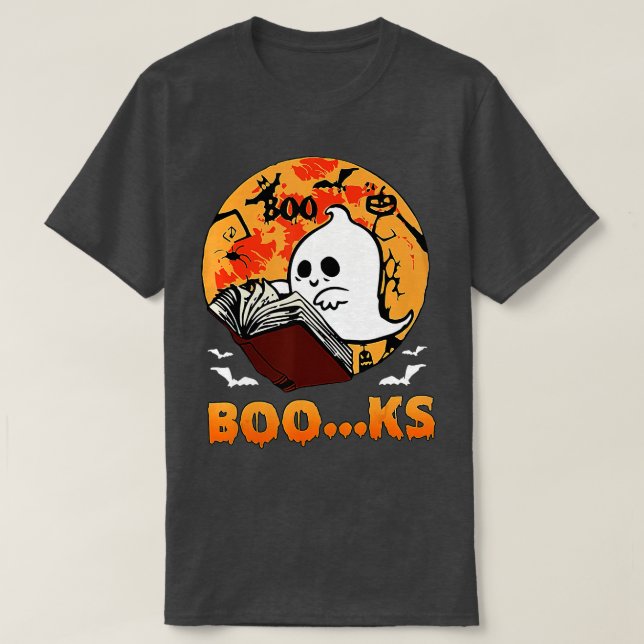 Camiseta Melhor Professor do Halloween do Livro Fantasma (Frente do Design)