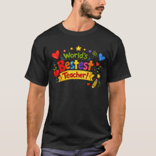 Camiseta Melhor Professor do Mundo Professor Fofo Apreciaçã
