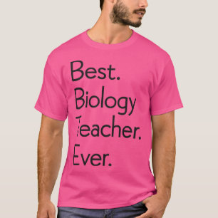 Camiseta Melhor Professora De Biologia No Dia 6