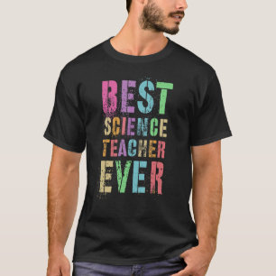 Camiseta Melhor Professora De Ciências Alguma Vez Obrigado