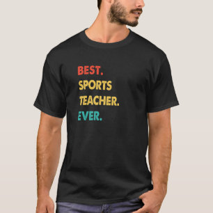 Camiseta Melhor Professora De Esportes Retro De Todos Os te
