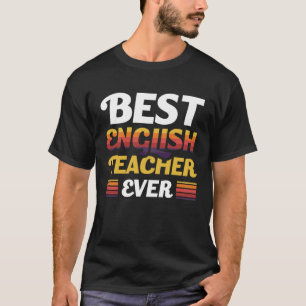 Camiseta Melhor Professora De Inglês De Sempre