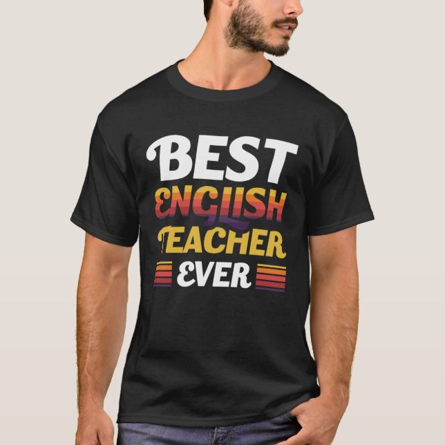 Camiseta Melhor Professora De Inglês De Sempre (Frente)