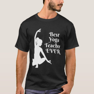 Camiseta Melhor Professora De Ioga Nunca