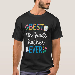 Camiseta Melhor Professora Do 10.º Grau Apprec De Professor