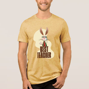 Camiseta Melhor Professora do Coelho Engraçado