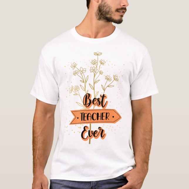 Camiseta Melhor Professora Do Mundo (Frente)