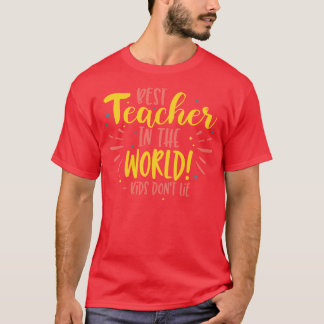 Camiseta Melhor Professora Do Mundo