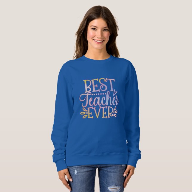 Camiseta Melhor Professora Do Mundo (Frente Completa)