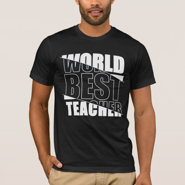 Camiseta Melhor Professora do Mundo (Frente)