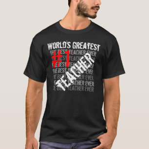 Camiseta Melhor Professora do Mundo - O Melhor Professor do