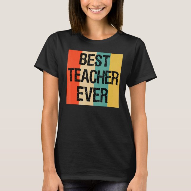 Camiseta Melhor Professora Do Mundo Para Professores De Est (Frente)