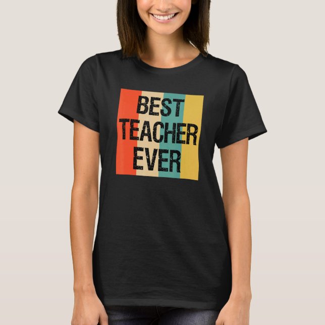 Camiseta Melhor Professora Do Mundo Para Professores De Est (Frente)