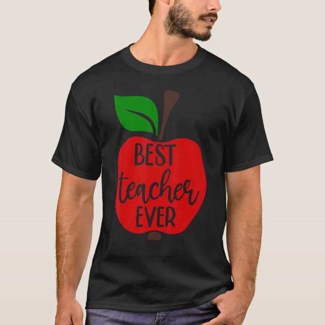 Camiseta Melhor Professora Do Mundo Para Professores No 1º  (Frente)