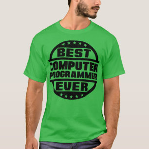 Camiseta Melhor programador de computador de todos os tempo