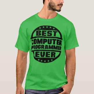 Camiseta Melhor programador de computador de todos os tempo