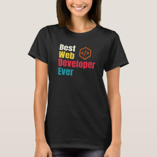 Camiseta Melhor Programador de Web Sites Programador de Web