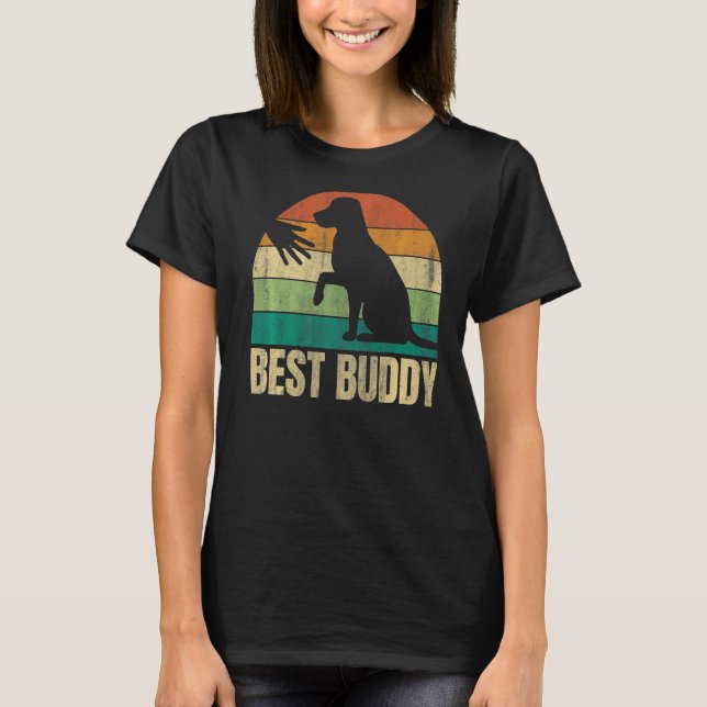 Camiseta Melhor Proprietário E Cachorro Do Buddy (Frente)