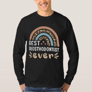 Camiseta Melhor Prosthodontista de todos os tempos Leopard 