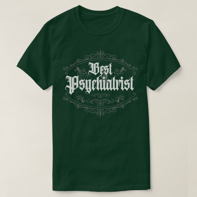 Camiseta Melhor Psiquiatra Clássico (Frente do Design)