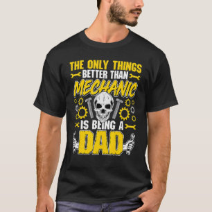 Camiseta Melhor Que Mecânico Está Sendo Um Máquinista De Pa
