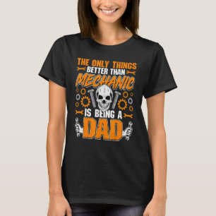 Camiseta Melhor Que Mecânico Está Sendo Um Reparador De Pai
