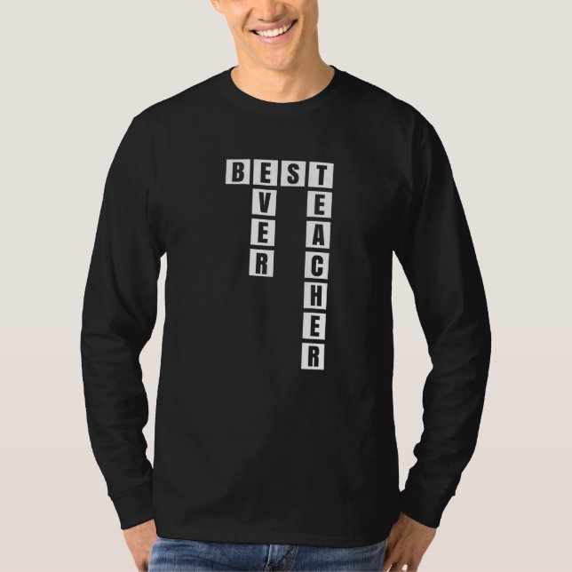 Camiseta Melhor Quebra-cabeça de Palavras Cruzadas (Frente)
