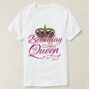 Camiseta Melhor Rainha de Aniversário