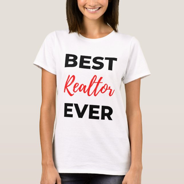 Camiseta Melhor Realator Ever 2 (Frente)