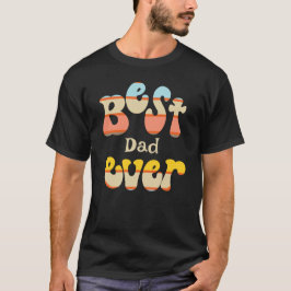 Camiseta Melhor Retrô De Pai Nunca