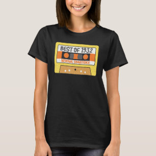 Camiseta Melhor Retrô De Vintage Do Leitor De Fita Cassete 