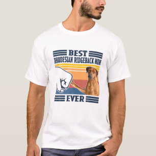 Camiseta Melhor Ridgeback da Rodésia Mãe de Vintage Mãe