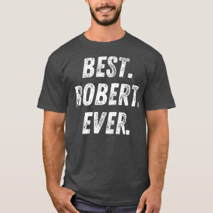 Camiseta Melhor Robert jamais Retro First Name Gift
