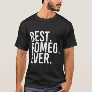 Camiseta Melhor. Romeu. Nunca. Gi De Piada De Nome Personal