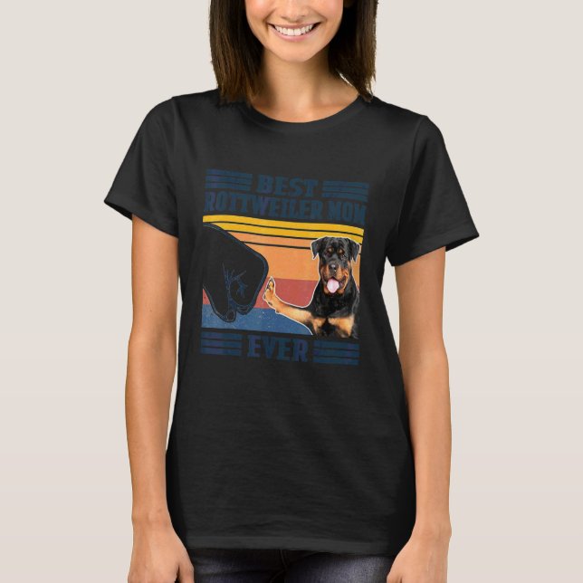 Camiseta Melhor Rottweiler Mãe Cachorro Mãe Mães (Frente)