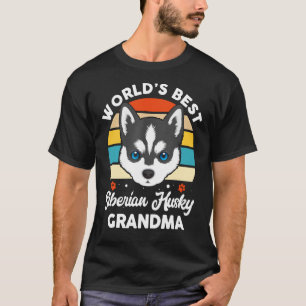Camiseta Melhor Rouco de Avó Siberiano Husky
