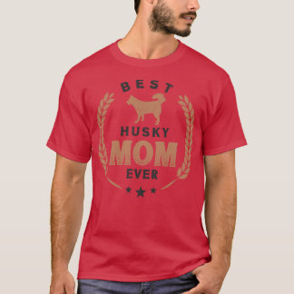 Camiseta Melhor Rouco Mãe Já Caçada Cachorro Siberiano Laur