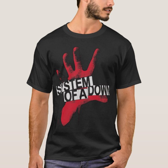 Camiseta Melhor S O A D de System Of A Down presente engraç (Frente)