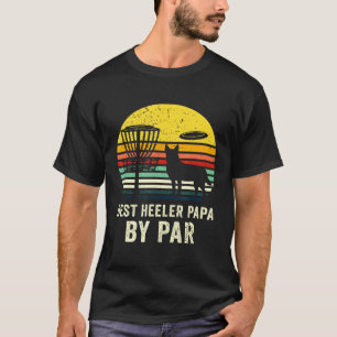 Camiseta Melhor Salsicha Azul Papá De Cachorro Australiano 