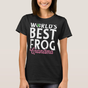 Camiseta Melhor Sapo do mundo vovó