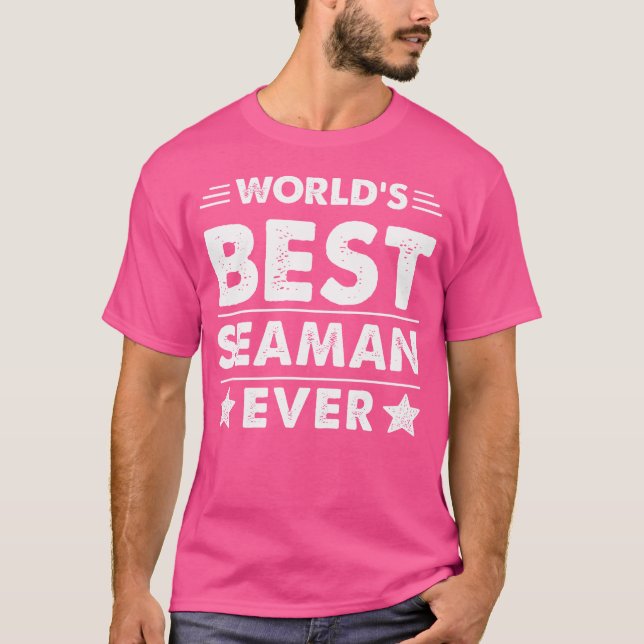 Camiseta Melhor Seaman Do Mundo Nunca (Frente)