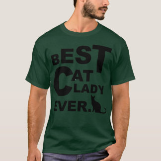 Camiseta Melhor Senhora de Gato Nunca
