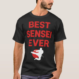 Camiseta Melhor Sensei Ever Karate Judo Tae Kwon Do Roupa