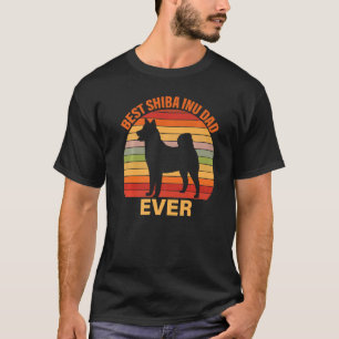 Camiseta Melhor Shiba Inu Pai de Todos os Tempos Dia dos Pa