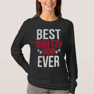 Camiseta Melhor Shih Tzu Ever Shih Tzu Mãe