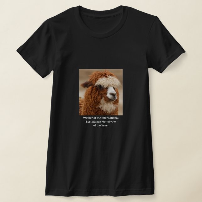 Camiseta Melhor Sobrancelha Única de Alpaca (Postura )