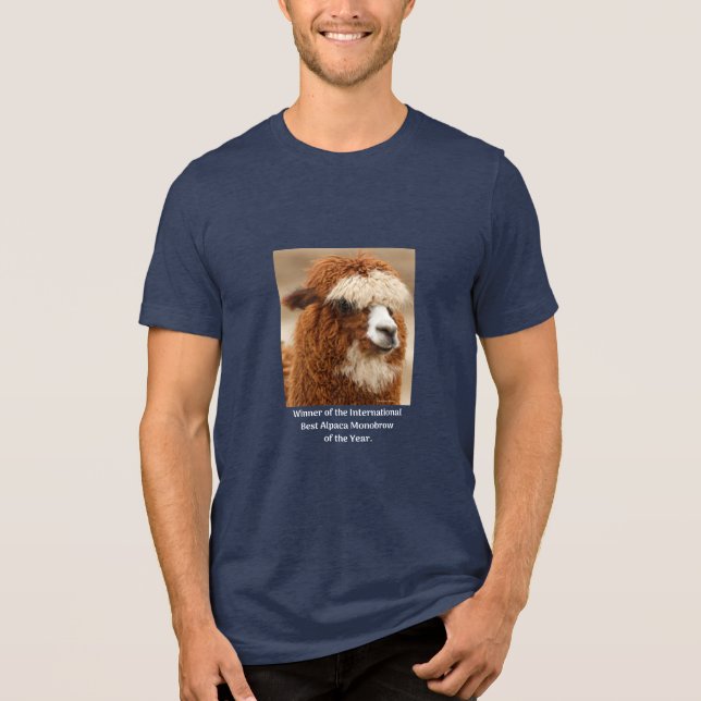 Camiseta Melhor Sobrancelha Única de Alpaca (Frente)