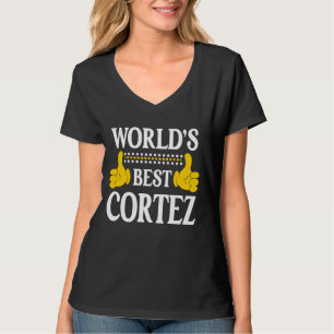 Camiseta Melhor Sobrenome do Mundo da Família Cortez Surnam