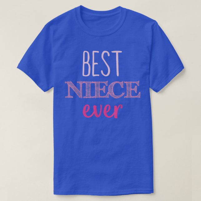 Camiseta Melhor sobrinha de sempre (Frente do Design)